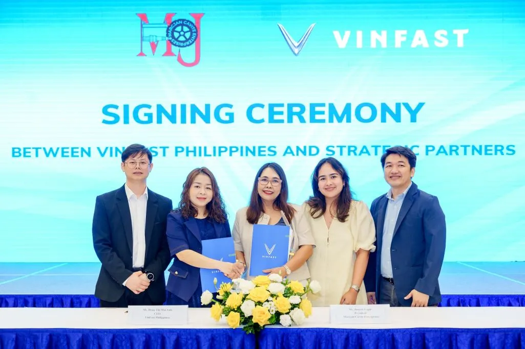 VinFast “bắt tay” với 4 đối tác uy tín Philippines, mở rộng mạng lưới xưởng dịch vụ